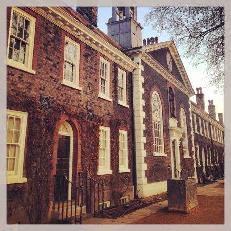 View of Geffrye Museum from the front